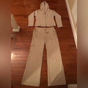 NWOT two piece JCrew sweat suit size small